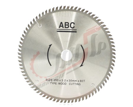 تیغ اره الماسه چوب بر 250*3.2*30*80 ABC