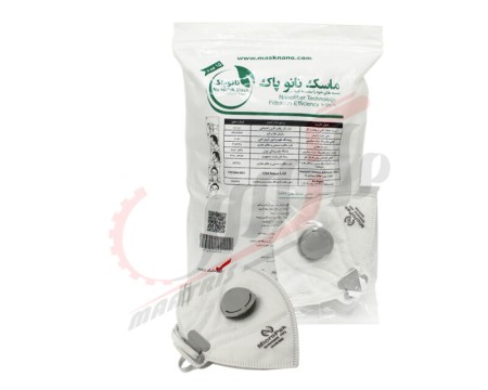 ماسک FFP2 سوپاپ دار نانو پاک مدل NTP-303M