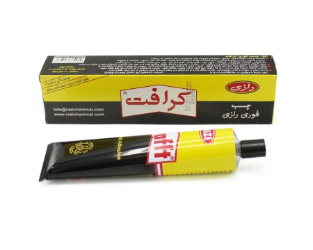 چسب کرافت برند رازی حجم  100 سی‌سی
