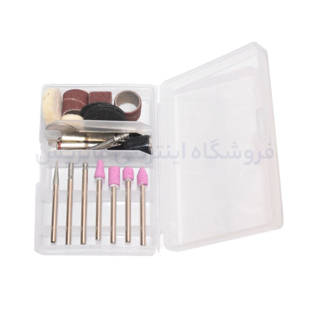 دستگاه سنگ انگشتی مینیاتوری 24 پارچه سیلور کد GT-CG