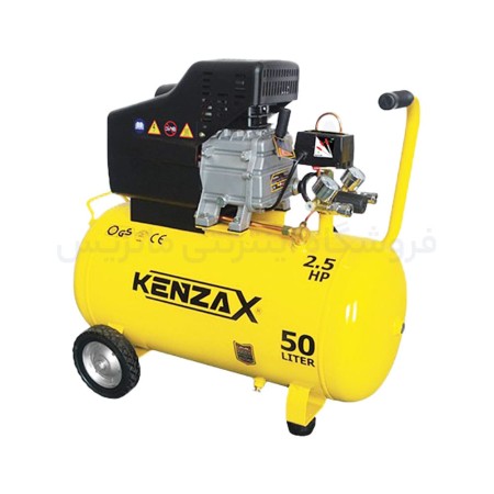 دستگاه کمپرسور باد 50 لیتری کنزاکس سایلنت کد KACS150