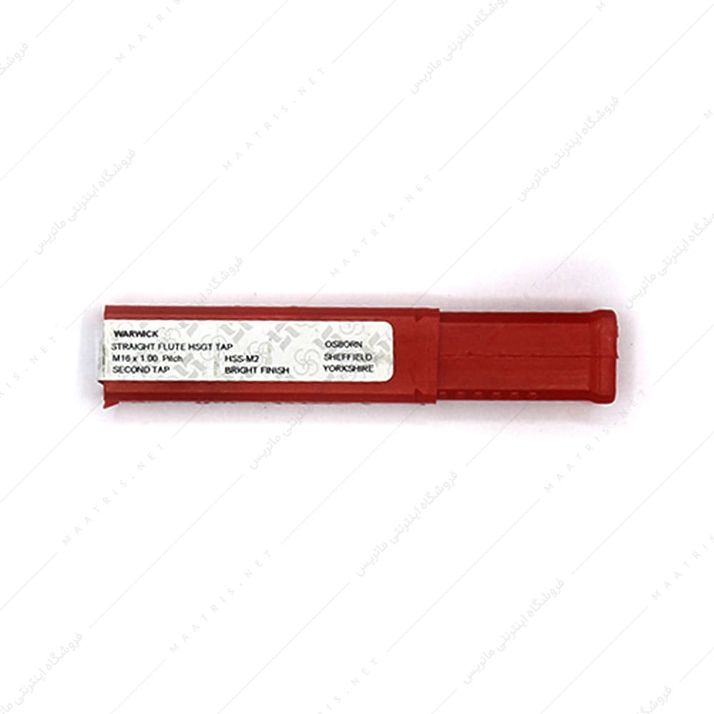 قلاویز ماشینی مستقیم HSS سایز 16 گام 1 دنده ریز برند وارویک