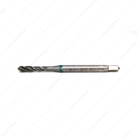قلاویز ماشینی مارپیچ HSSE سایز 4 میلی متر نوار سبز برند گورینگ