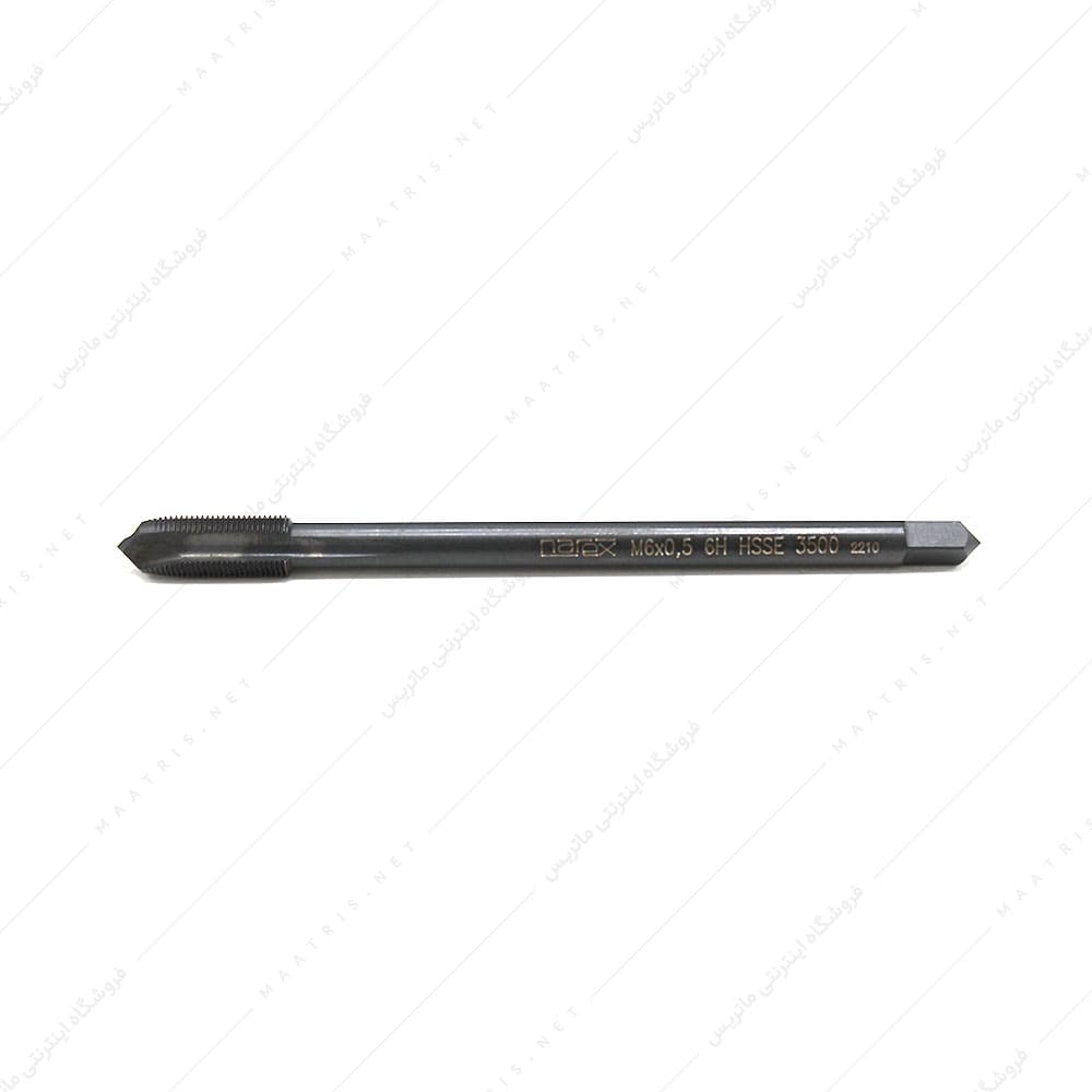 قلاویز ماشینی مستقیم HSSE سایز 6 گام 0.5 دنده ریز برند نارکس
