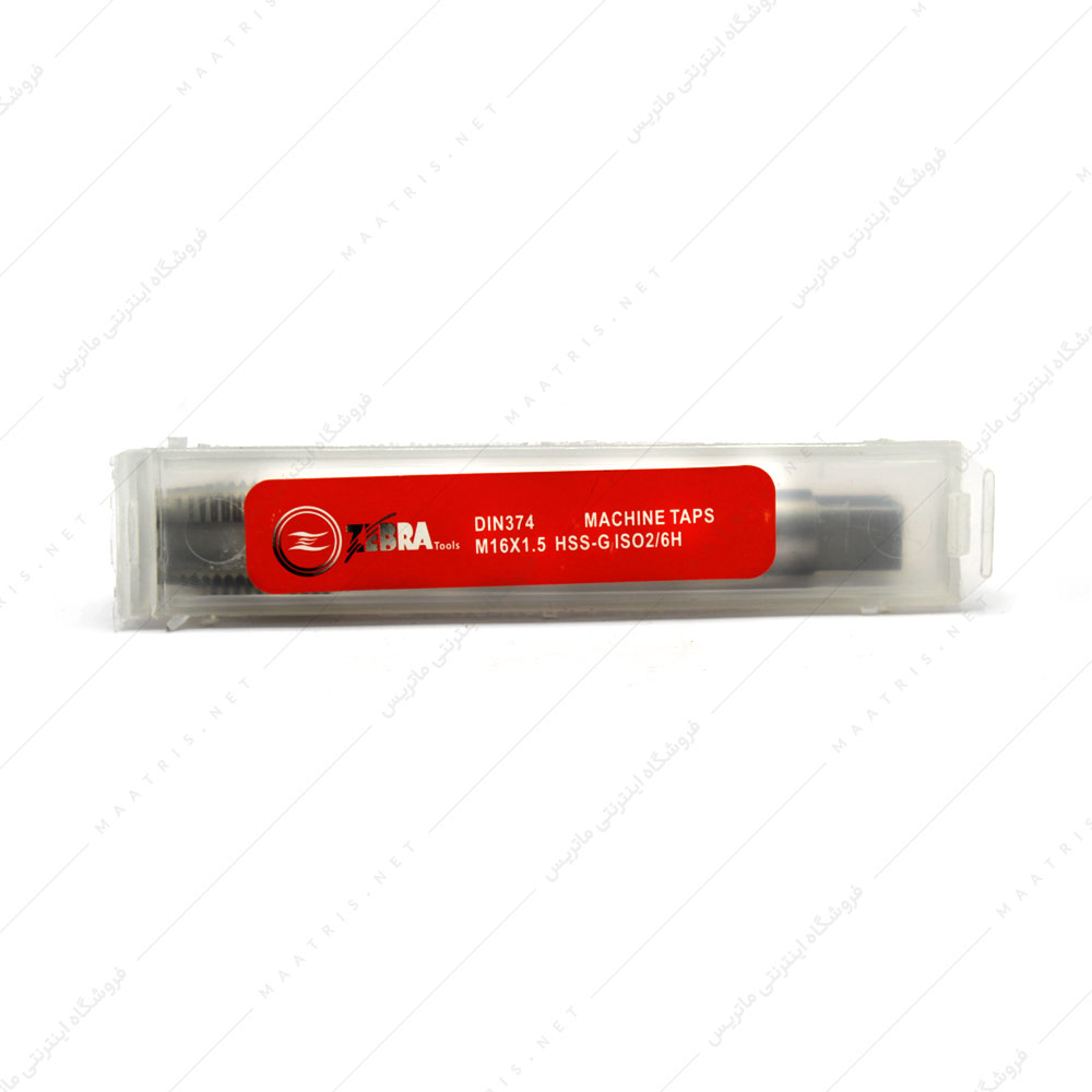 قلاویز ماشینی مستقیم HSSG سایز 16 گام 1/5 دنده ریز برند زبرا