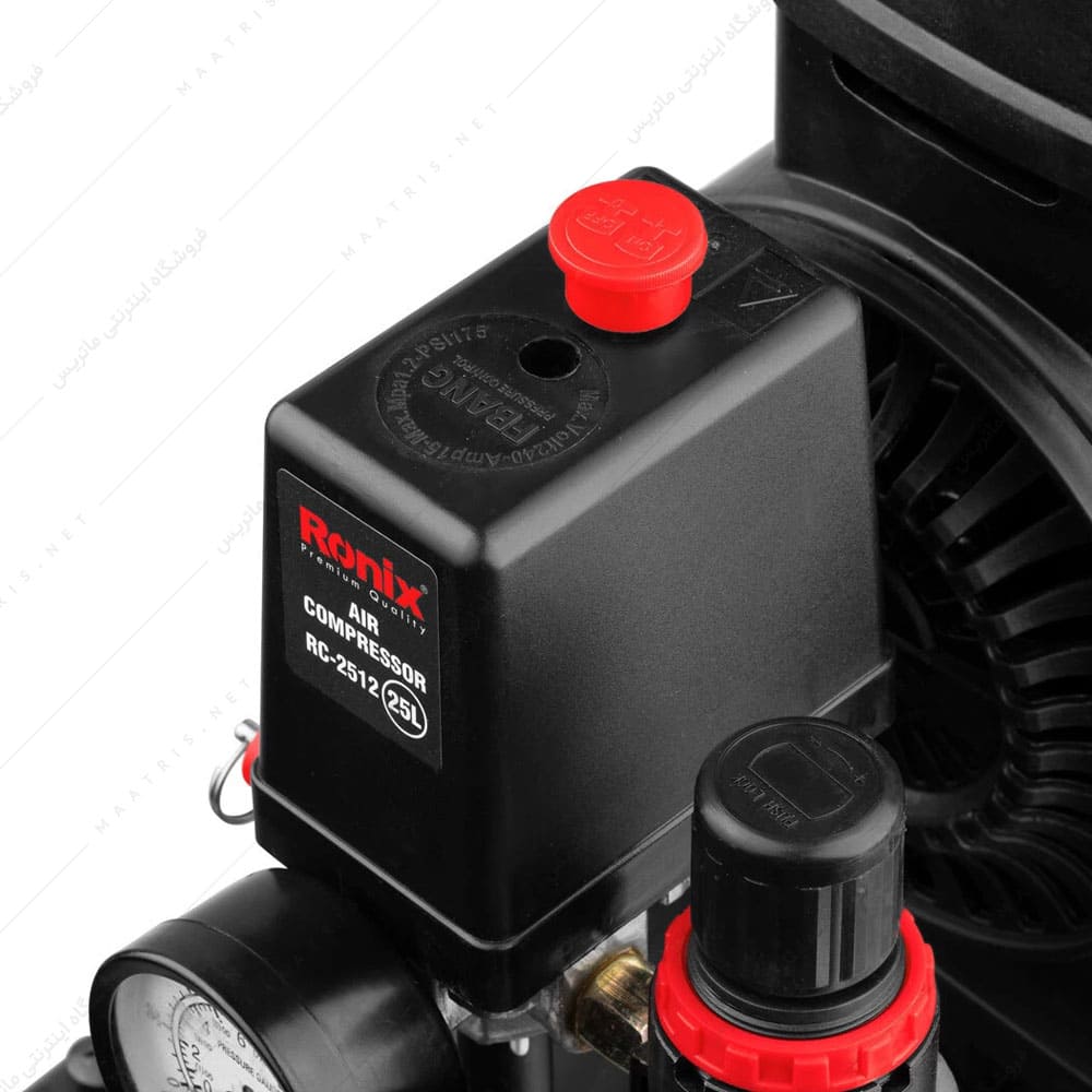 کمپرسور باد سایلنت 25 لیتری رونیکس مدل RC-2512