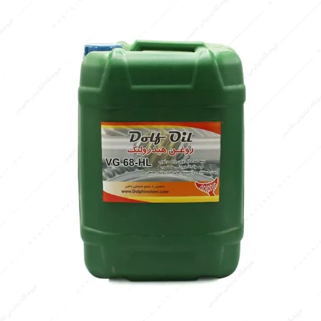 روغن دستگاه هیدرولیک غلظت 68 برند دلفین 20 لیتری