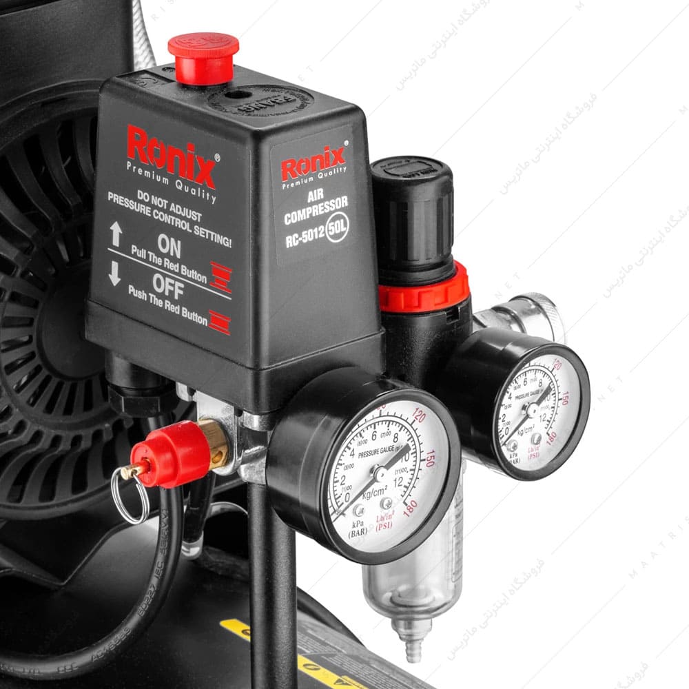 کمپرسور باد سایلنت 50 لیتری رونیکس مدل RC-5012