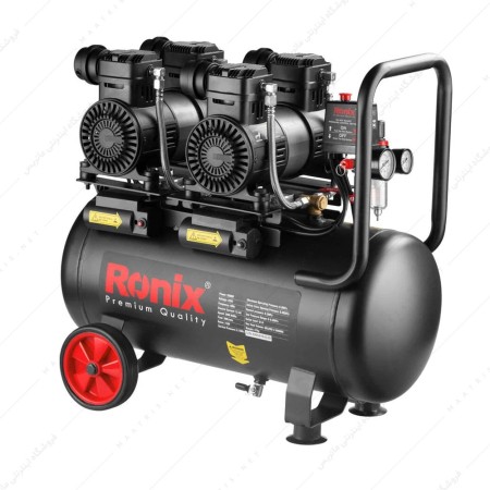 کمپرسور باد سایلنت دو موتوره 50 لیتری رونیکس مدل RC-5013