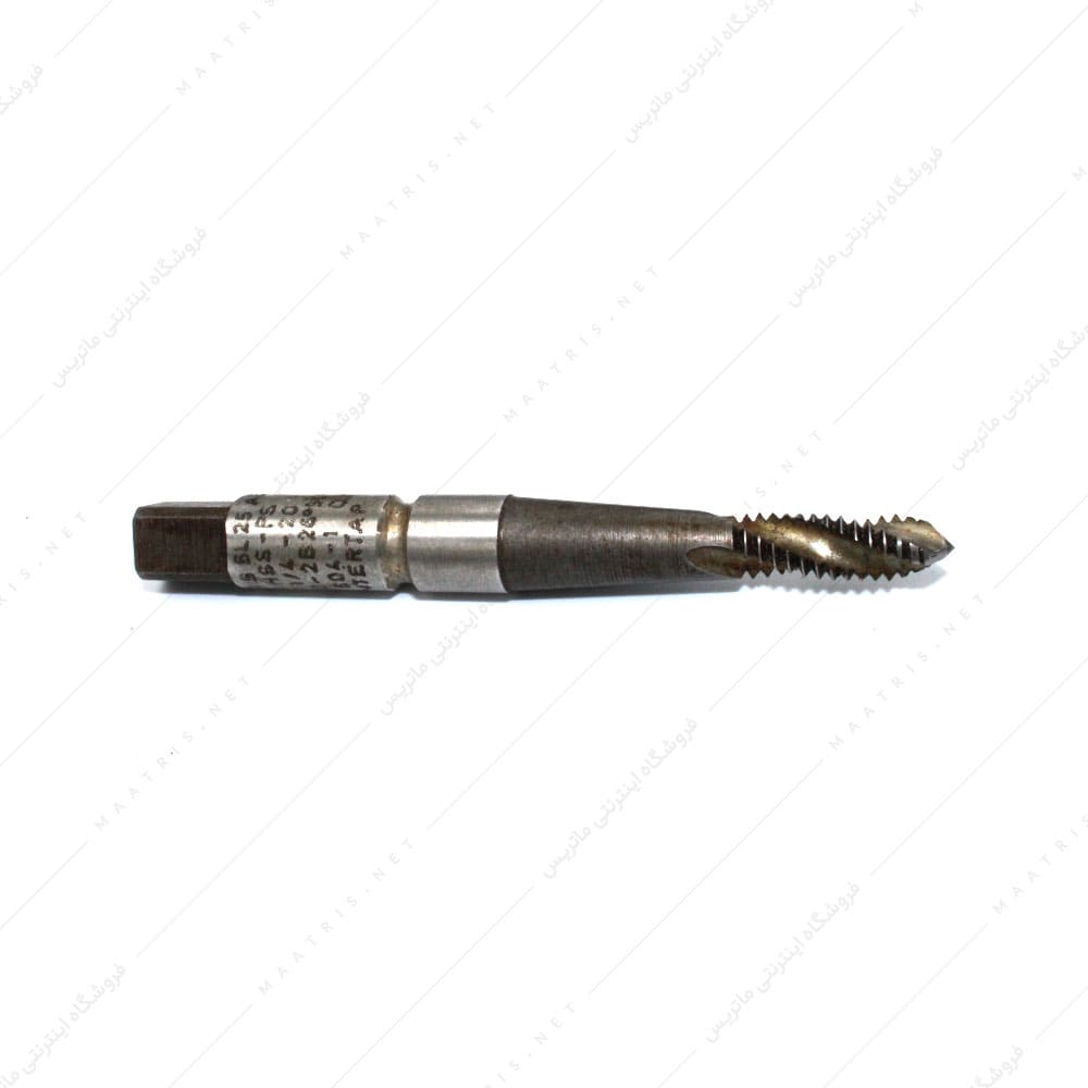 قلاویز ماشینی مارپیچ HSS سایز 1/4 اینچ 20 دنده UNC برند نوریس