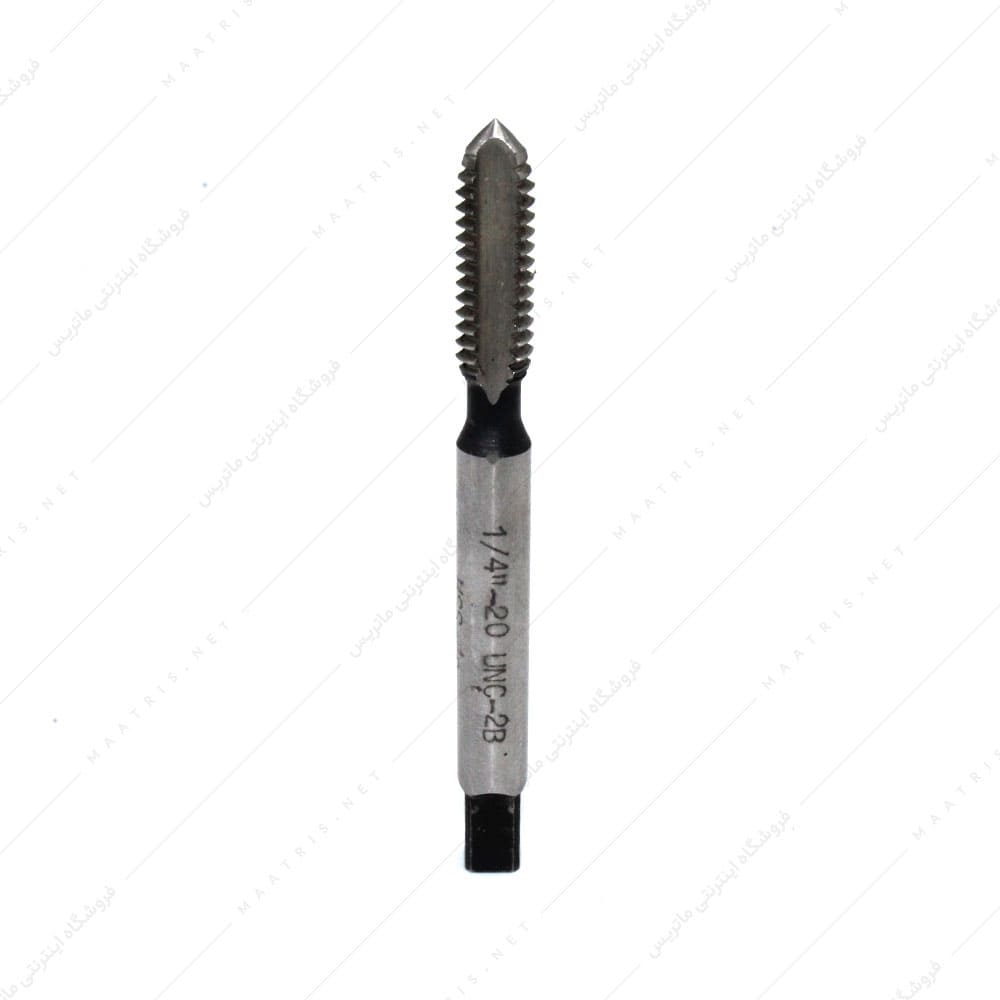 قلاویز ماشینی مستقیم HSS سایز 1/4 اینچ 20 دنده UNC روسی