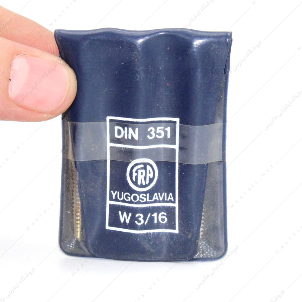 قلاویز دستی HSS سایز 3/16 اینچ 24 دنده BSW برند فرا