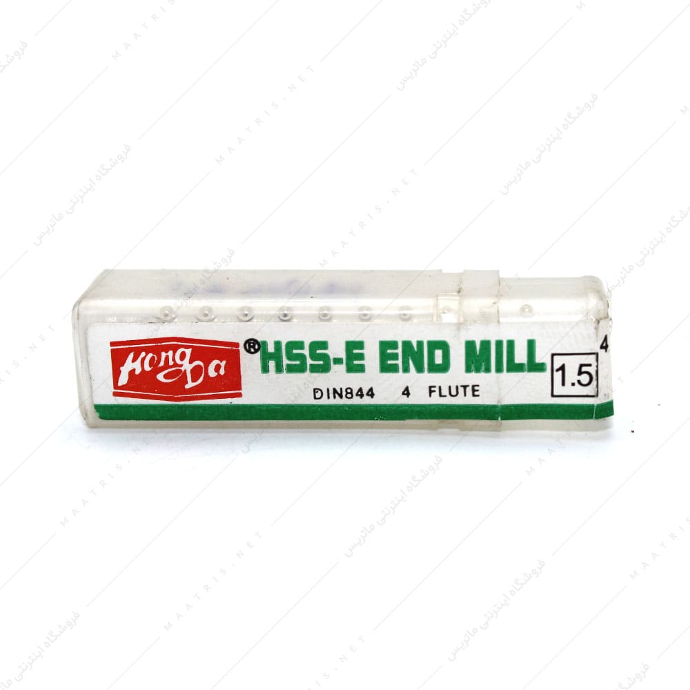 فرز انگشتی 1.5 HSSE سرتخت کوتاه برند هانگدا