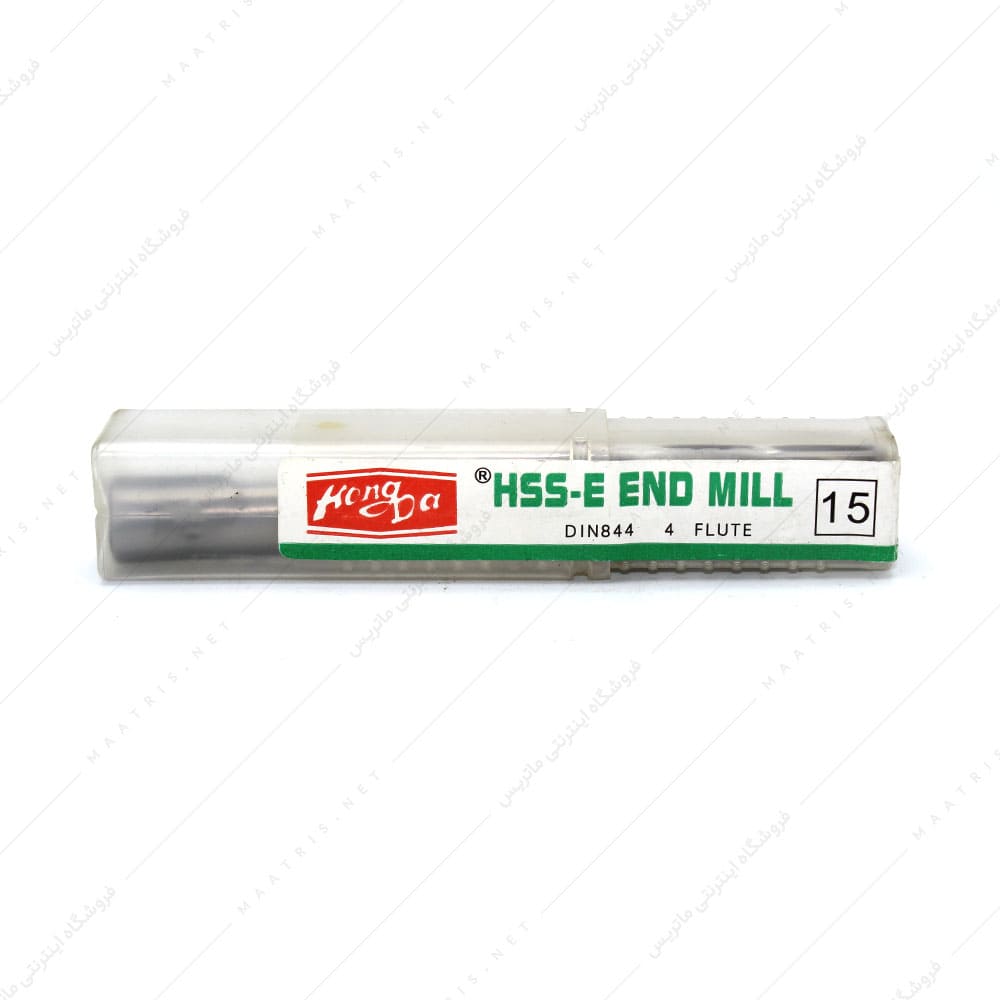 فرز انگشتی 15 HSSE سرتخت طول 110 برند هانگدا