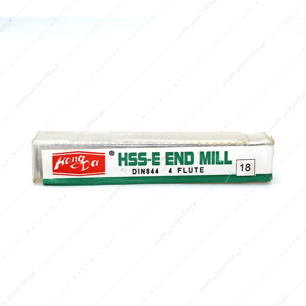 فرز انگشتی 18 HSSE سرتخت طول 123 برند هانگدا