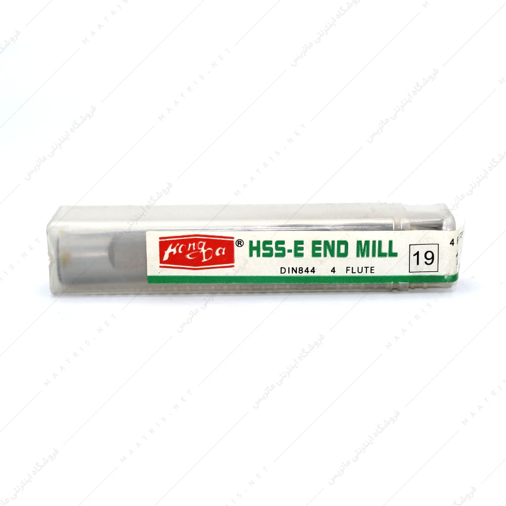 فرز انگشتی 19 HSSE سرتخت طول 123 برند هانگدا