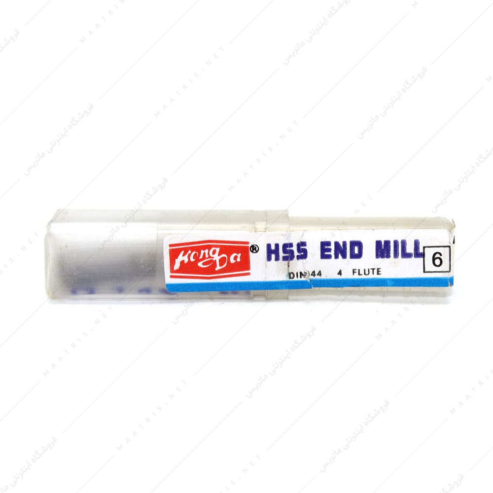 فرز انگشتی 6 HSS سرتخت طول 68 برند هانگدا