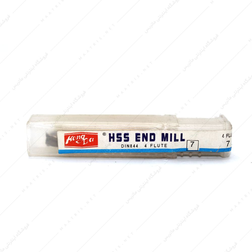 فرز انگشتی 7 HSS سرتخت طول 80 برند هانگدا