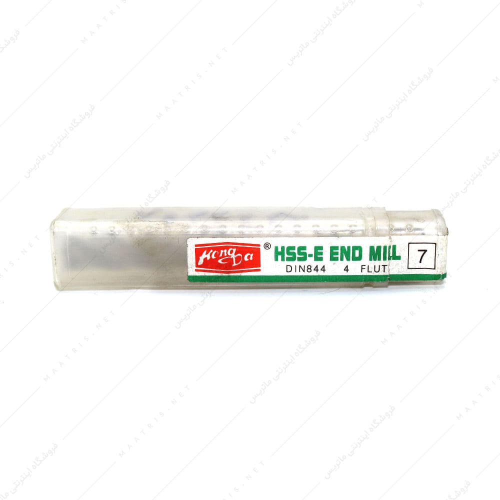 فرز انگشتی 7 HSSE سرتخت طول 80 برند هانگدا