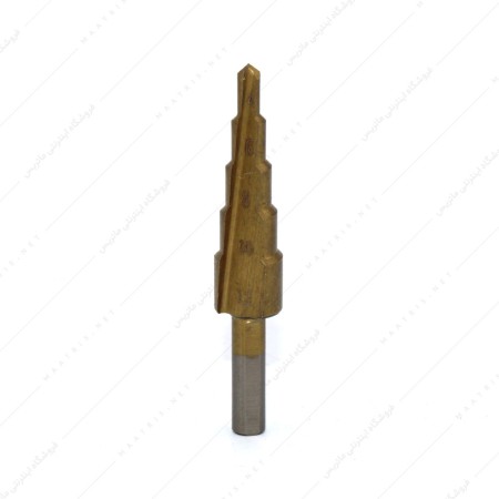 مته کاجی مخروطی سایز 4 تا 12 میلی متر جنس HSS