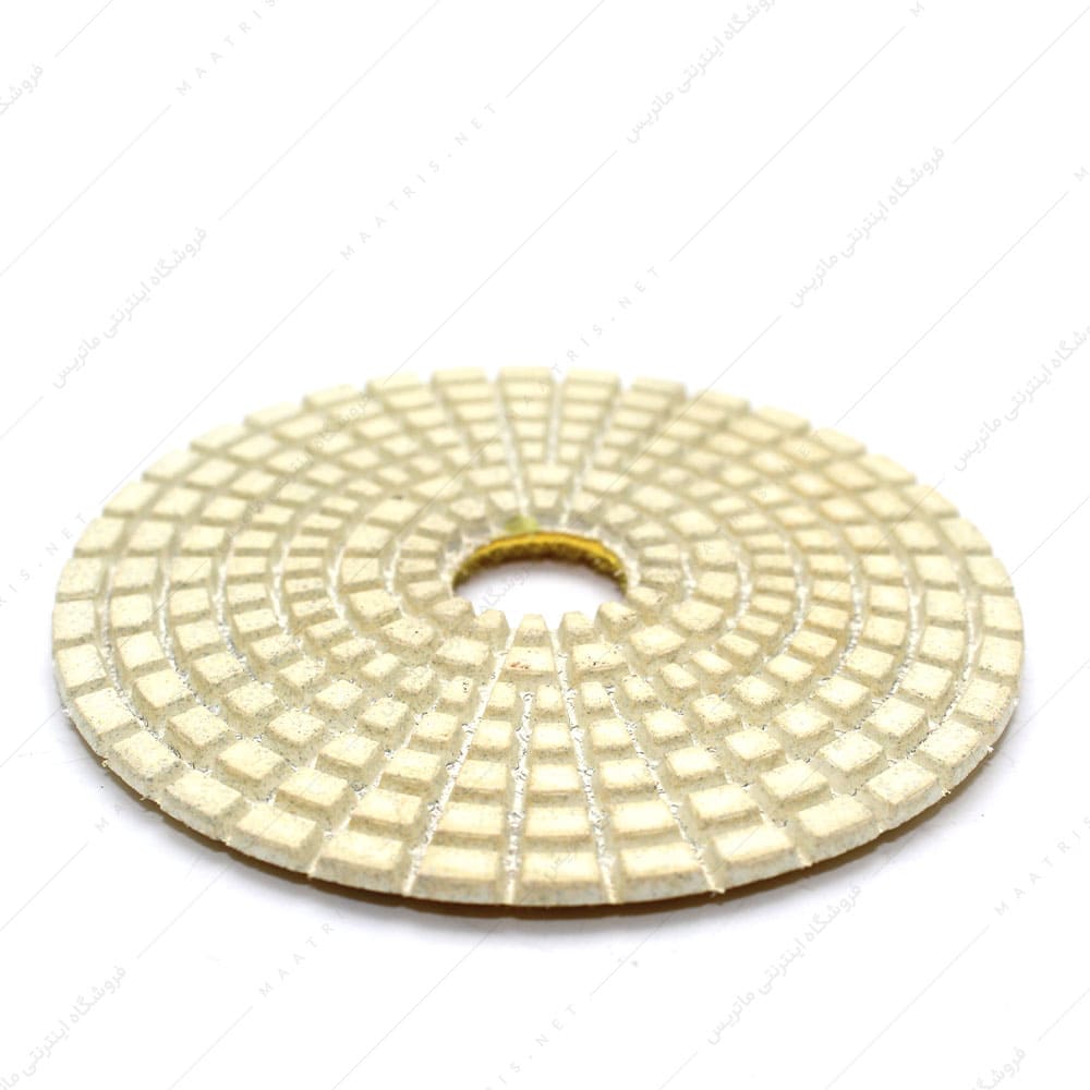 پد سنباده الماسه پشت کرکی قطر 100 میلیمتر زبری P1000