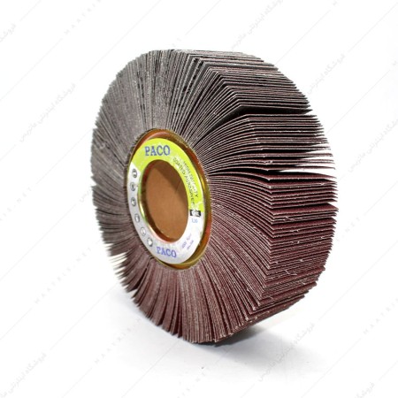 سنباده هزارلا قطر 165 ضخامت 50 میلیمتر زبری p120 برند پاکو
