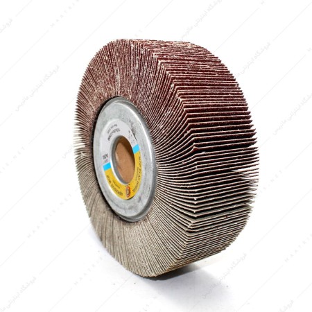 سنباده هزارلا قطر 165 ضخامت 50 میلیمتر زبری p80 برند کاربراندوم