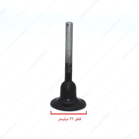 لاستیک سنباده سر دریلی کف ساب پشت چسبی قطر 32 دنباله 6 میلیمتر