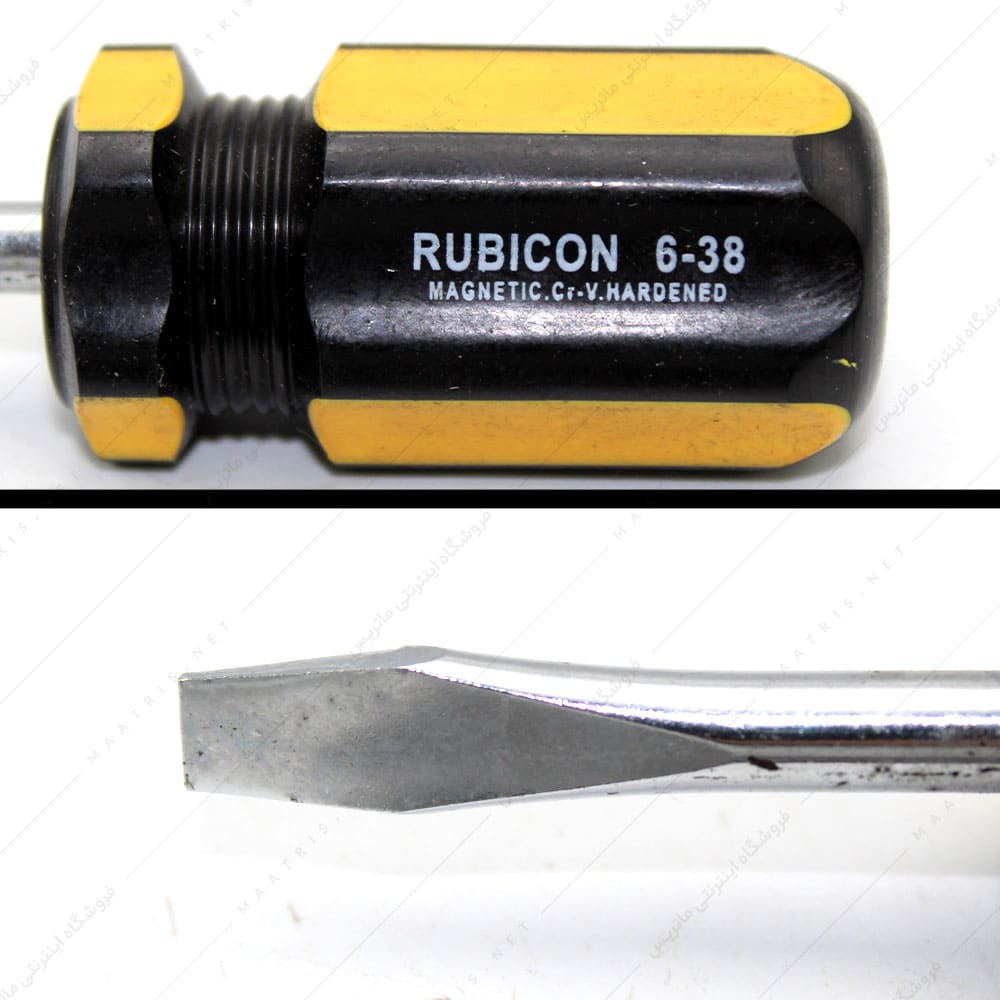 پیچ گوشتی دوسو قطر 6 طول 38 میلیمتر برند روبیکون