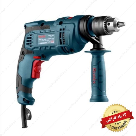 دریل 13 میلی متری چکشی 650 وات کد 2214L برند رونیکس