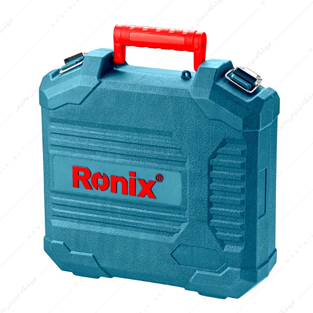 کیت دریل پیچ گوشتی شارژی 12 ولت چکشی کد 8101K برند رونیکس