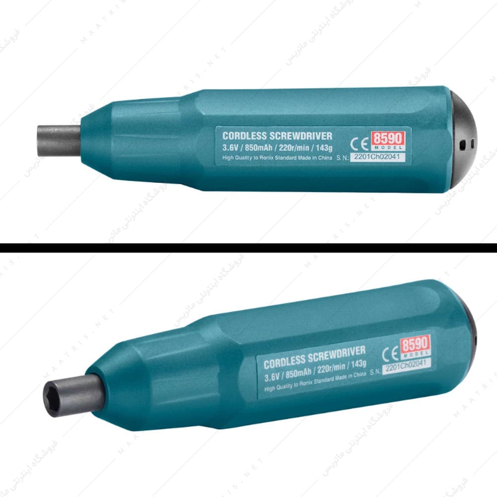 پیچ گوشتی شارژی 3.6 ولت کد 8590 برند رونیکس