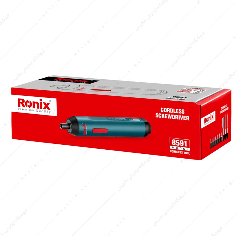 پیچ گوشتی شارژی 3.6 ولت کد 8591 برند رونیکس