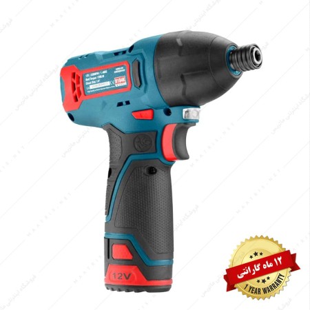 کیت پیچ گوشتی چکشی شارژی 12 ولت کد 8104K برند رونیکس