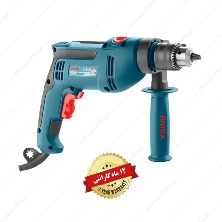 دریل برقی چکشی 13 میلی متر 750 وات کد 2260 برند رونیکس