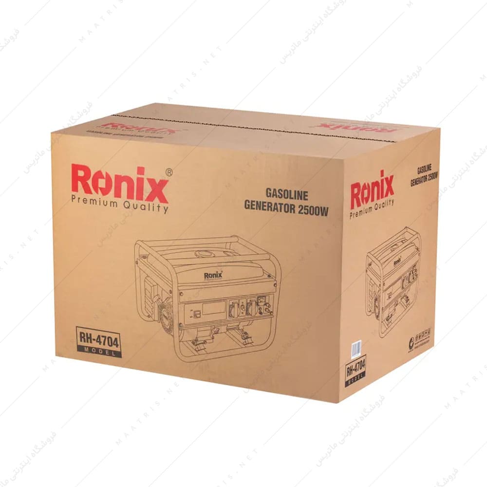 ژنراتور بنزینی 2.5 کیلو وات کد RH-4704 برند رونیکس