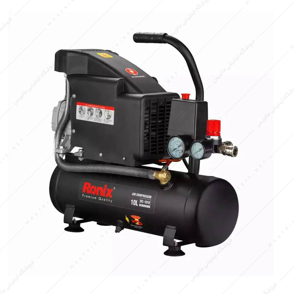 کمپرسور باد 10 لیتری کد RC-1010 برند رونیکس