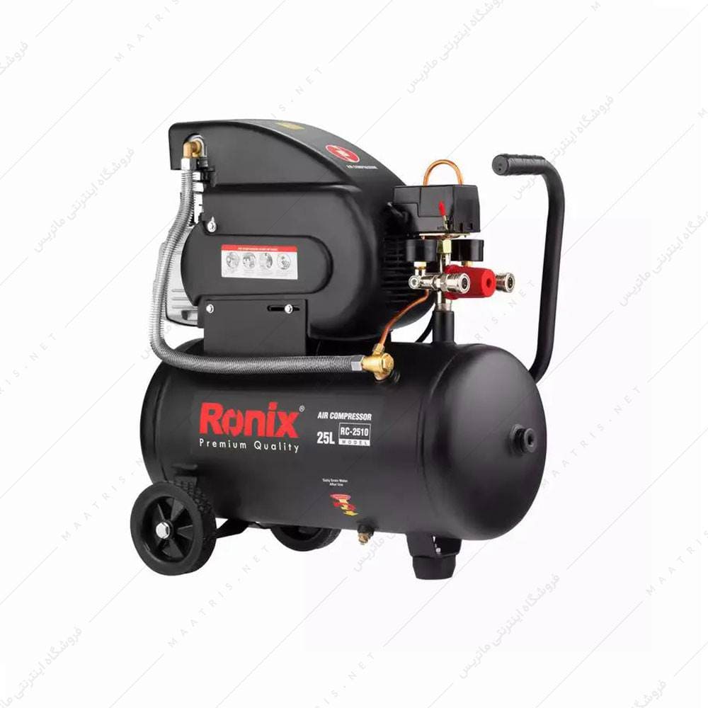کمپرسور باد 25 لیتری کد RC-2510 برند رونیکس