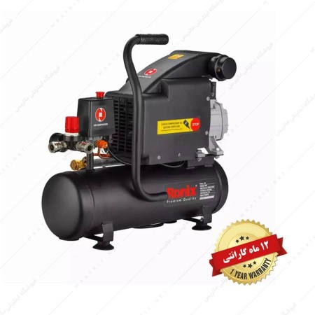 کمپرسور باد 10 لیتری کد RC-1010 برند رونیکس