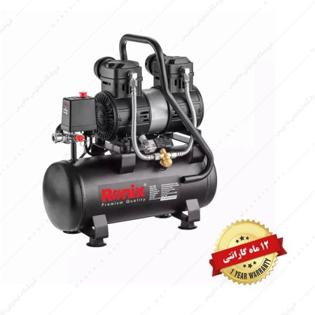 کمپرسور باد سایلنت - 10 لیتری کد RC-1012 برند رونیکس