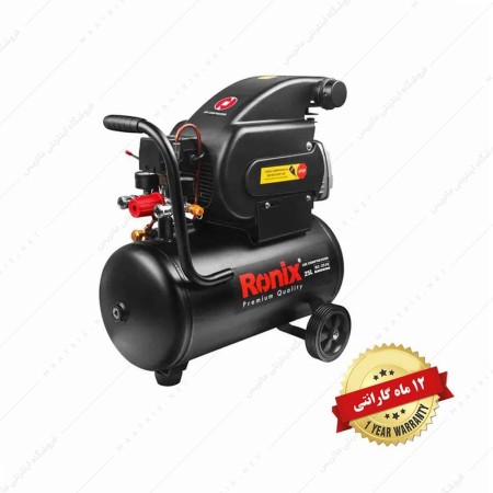 کمپرسور باد 25 لیتری کد RC-2510 برند رونیکس