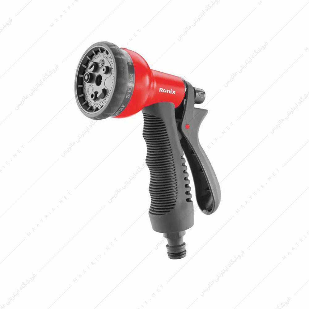 آبپاش 8 حالته تفنگی با متعلقات کد RH-4018 برند رونیکس