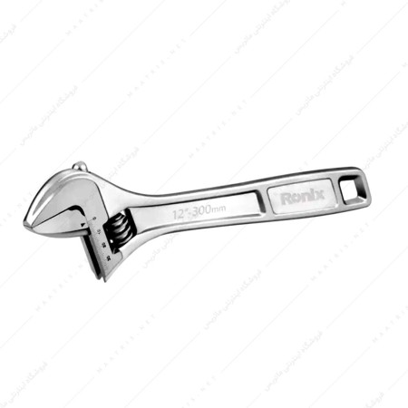 آچار فرانسه سایز 12 کروما کد RH-2433 برند رونیکس