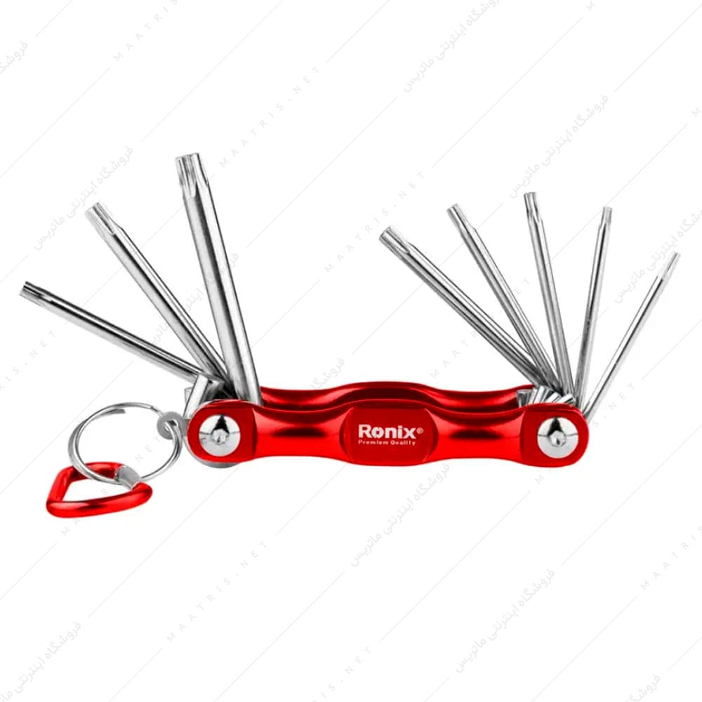 ست آلن  ستاره ای مشتی آلومنیومی کد RH-2041 برند رونیکس