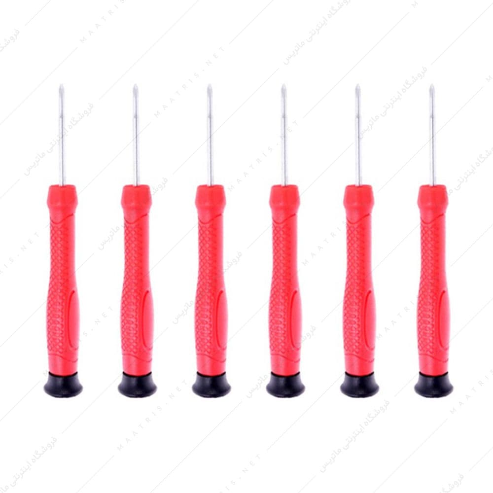 ست پیچ گوشتی ساعتی دسته پلاستیکی 6عددی کد RH-2712 برند رونیکس