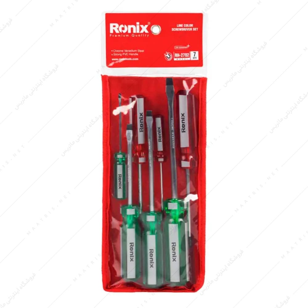 ست پیچ گوشتی 7 عددی کد RH-2702 برند رونیکس