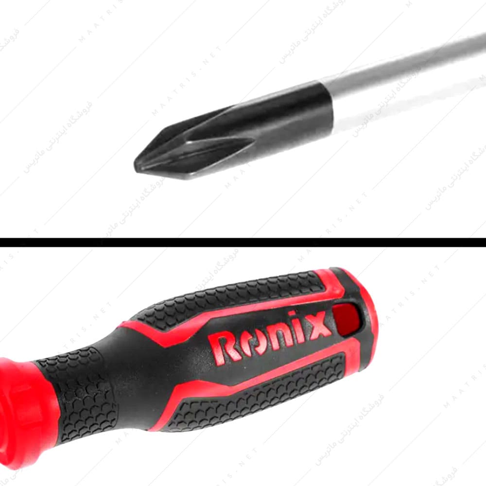 پیچ گوشتی چهارسو سایز 125×6 کد RH-2848 برند رونیکس