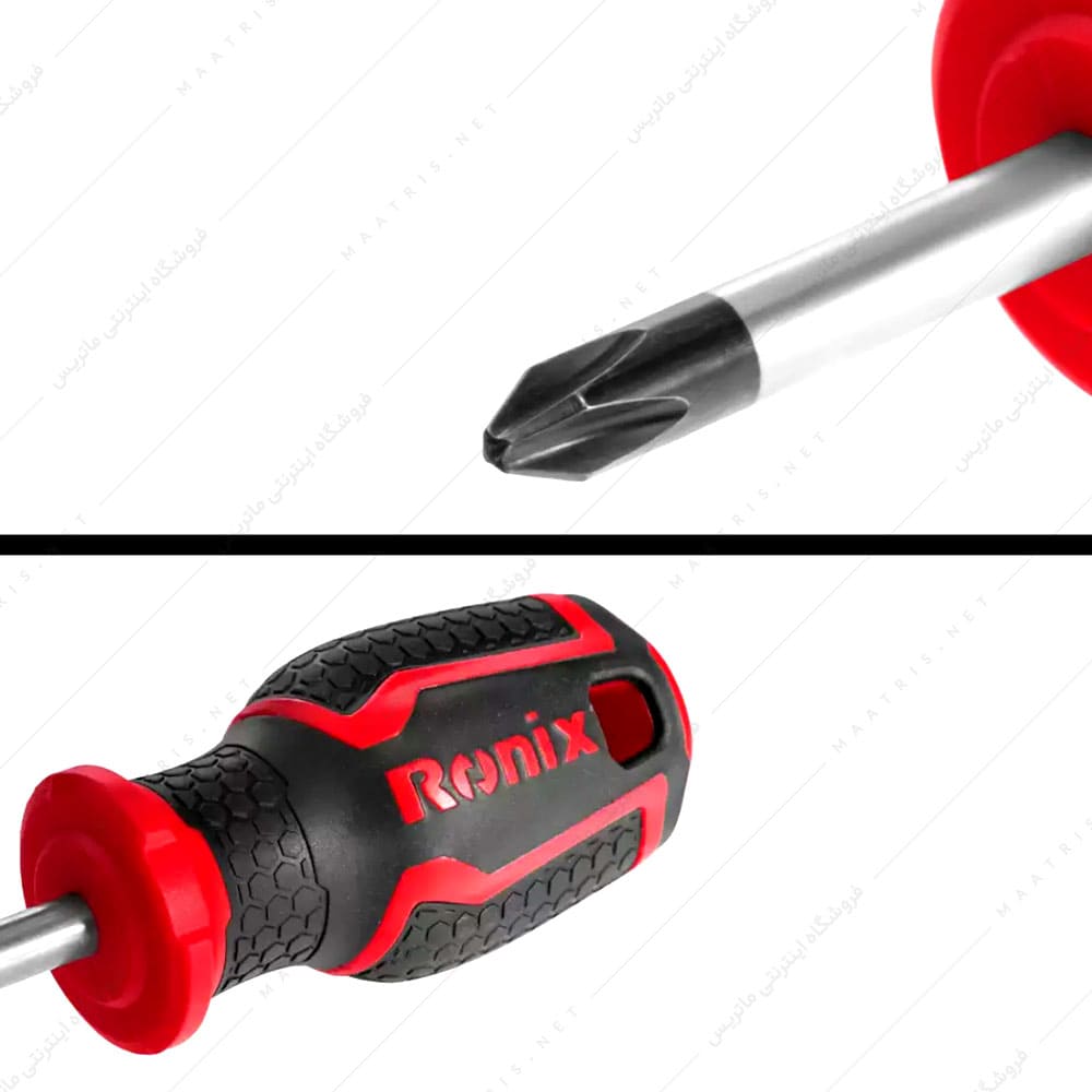 پیچ گوشتی چهارسو سایز 38×6 کد RH-2846 برند رونیکس