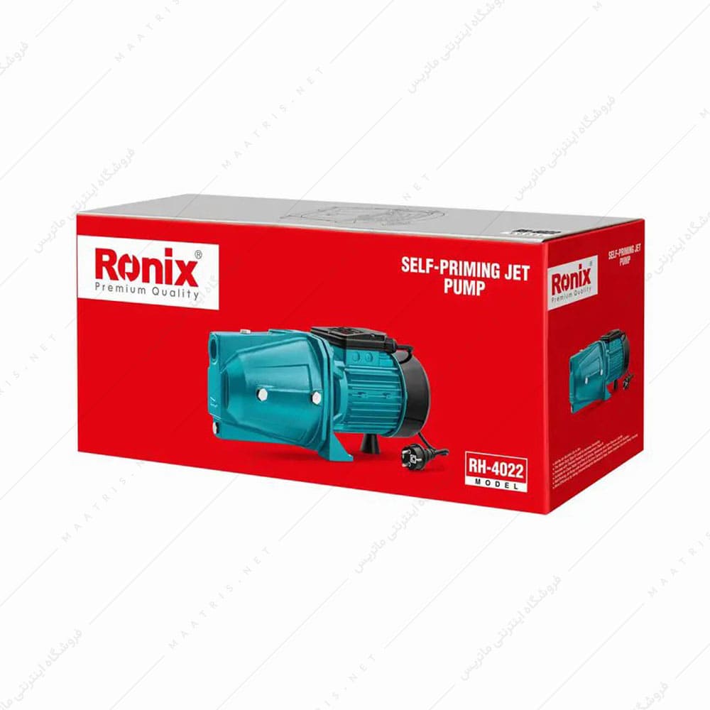 پمپ آب جتی (خود مکش ) 1 اسب بخار کد RH-4022 برند رونیکس