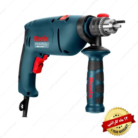 دریل برقی چکشی 810 وات کد 2210C برند رونیکس